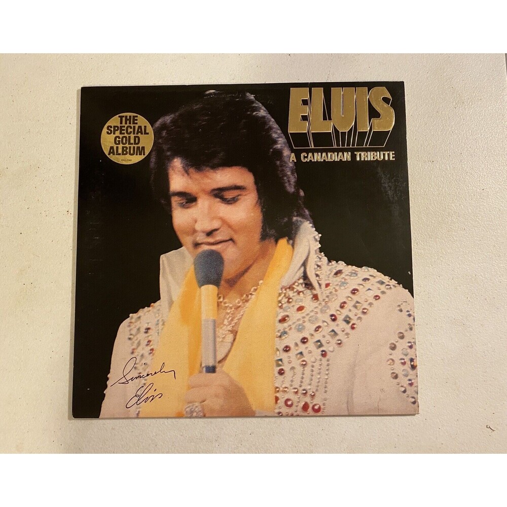 ELVIS PRESLEY / A Canadian Tribute LP Yellow Vinyl NM 1978 RCA KKL1-7065 [017]